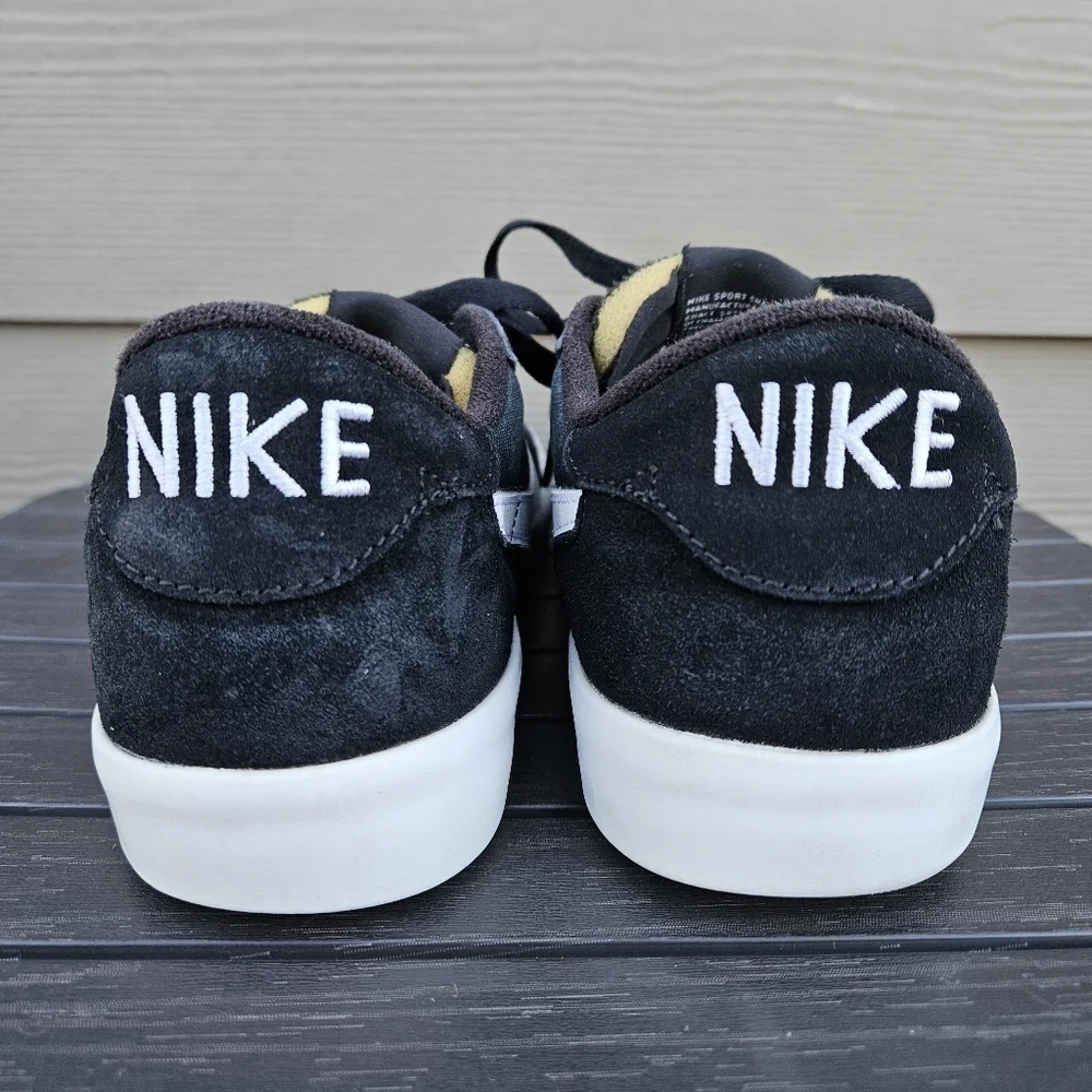 Nike SB Heritage Vulc Black White Skate Sneaker Shoes CD5010-003 Men's Size 9.5